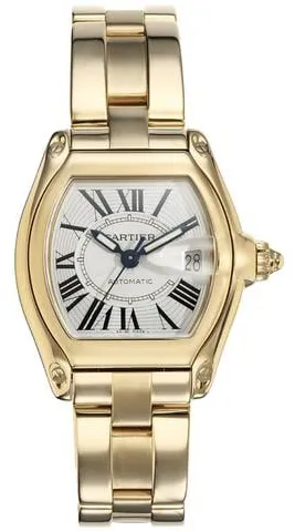 Cartier Roadster W62005V1 37mm Yellow gold White