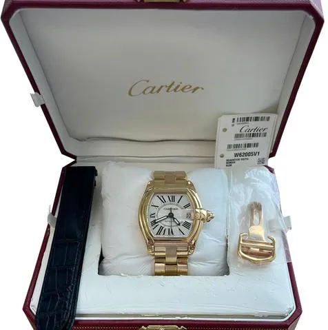 Cartier Roadster W62005V1 37mm Yellow gold White 1