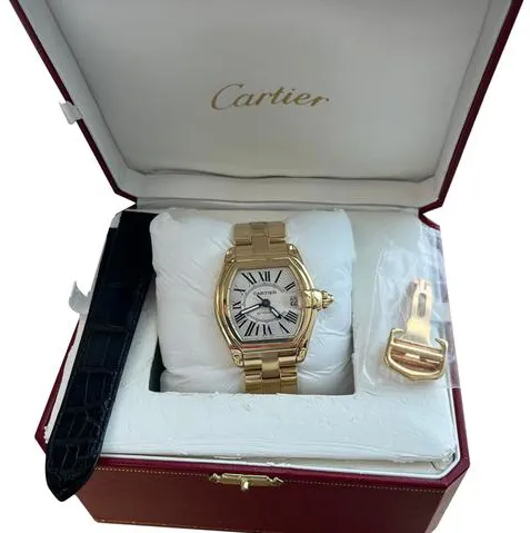 Cartier Roadster W62005V1 37mm Yellow gold White 3