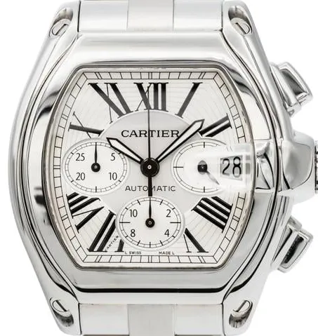 Cartier Roadster W62019X6 42mm Stainless steel Silver