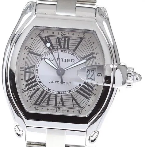 Cartier Roadster W62032X6 40mm Stainless steel Silver