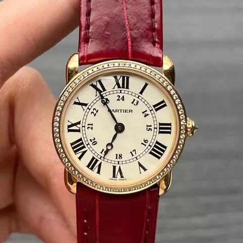 Cartier Ronde Louis Cartier WR000151 29mm Yellow gold Silver