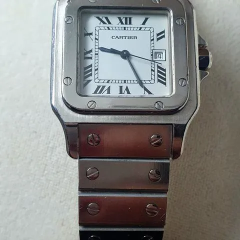 Cartier Santos 2960 29mm Stainless steel White 1