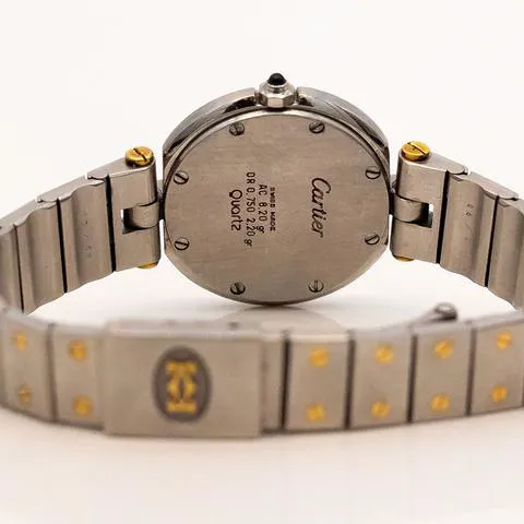 Cartier Santos 8191 27mm Yellow gold and Stainless steel Gray 3