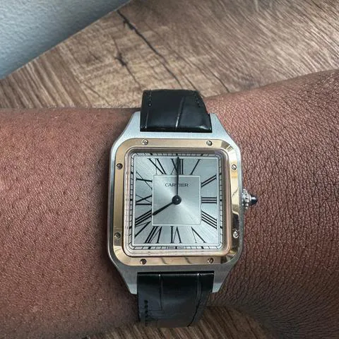 Cartier Santos Dumont W2SA0011 43.5mm Yellow gold and Stainless steel Silver 10