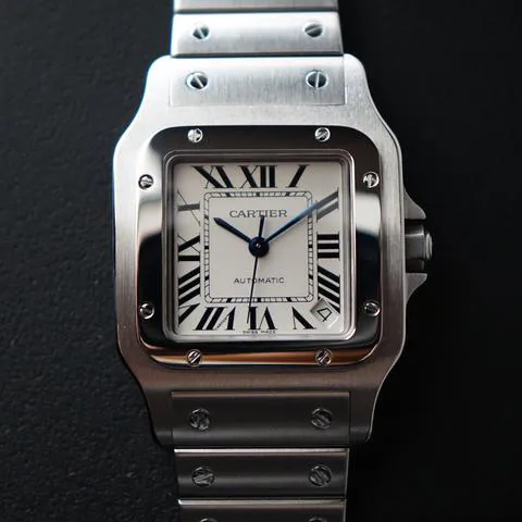 Cartier Santos Galbée 2823 32mm Stainless steel White