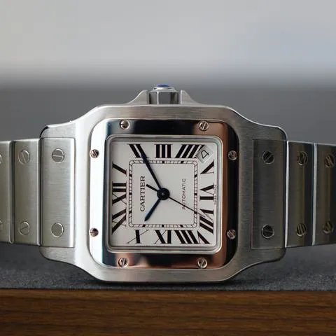 Cartier Santos Galbée 2823 32mm Stainless steel White 2