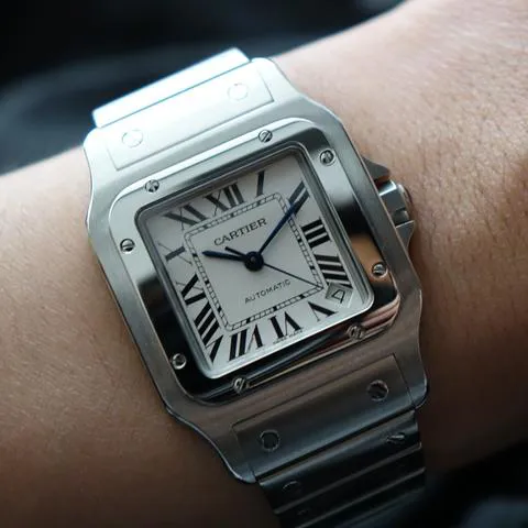 Cartier Santos Galbée 2823 32mm Stainless steel White 3