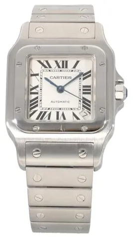 Cartier Santos Galbée 2823 32mm Stainless steel White