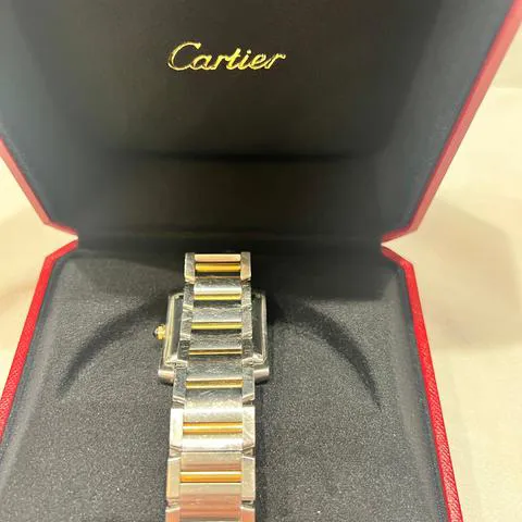 Cartier Tank Française W51005Q4 28mm Yellow gold and Stainless steel Silver 4