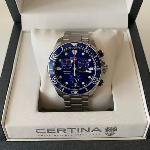 Certina DS Action C032.417.11.041.00 43mm Stainless steel Blue