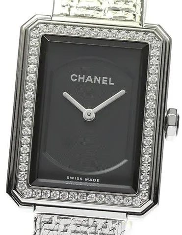 Chanel Boy-Friend H4877 22mm Stainless steel Black