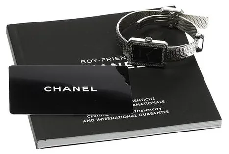 Chanel Boy-Friend H4877 22mm Stainless steel Black 1