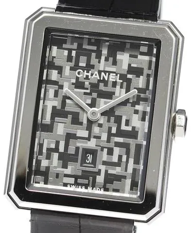 Chanel Boy-Friend H6128 27mm Stainless steel Gray