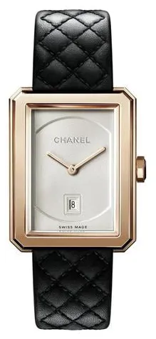 Chanel Boy-Friend H6589 37mm Rose gold Champagne