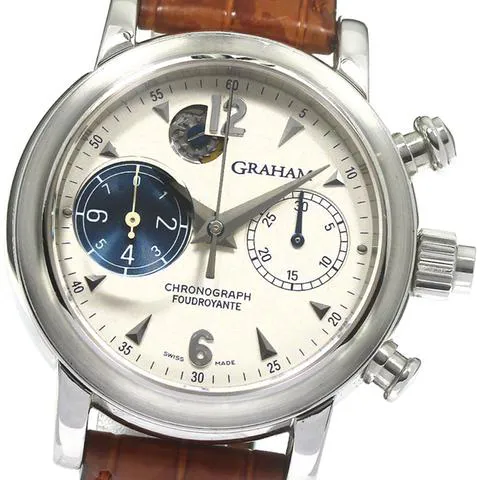 Graham 2LIAS.S05A.C03B 41mm Stainless steel Champagne