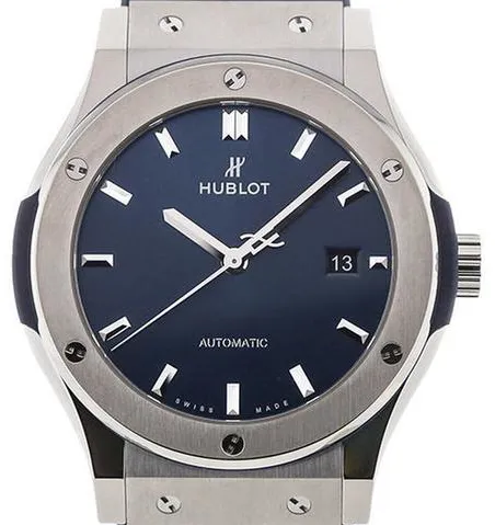 Hublot Classic Fusion Blue 542.NX.7170.LR 42mm Titanium Blue