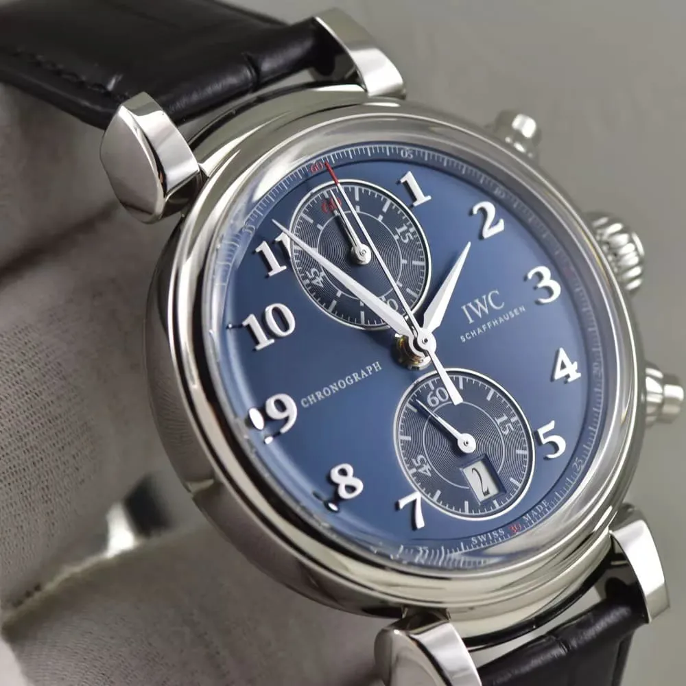 IWC Da Vinci IW393402 42mm Stainless steel Blue 2