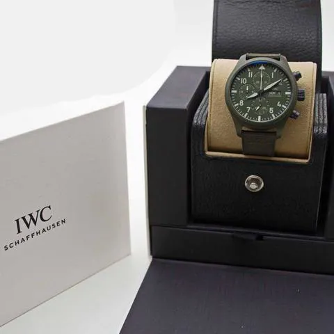 IWC Pilot Chronograph Top Gun IW389106 44.5mm Ceramic Green 6