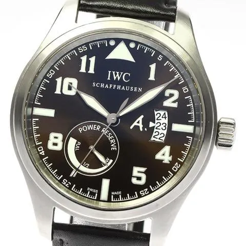 IWC Pilot IW320104 44mm Stainless steel Brown