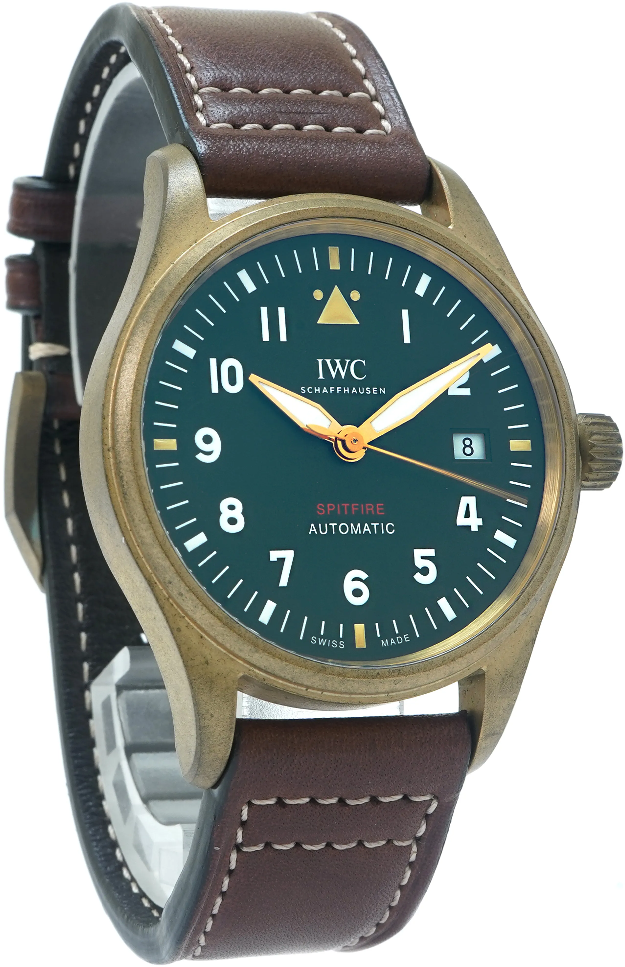 IWC Pilot IW326802 39mm Bronze Green 3