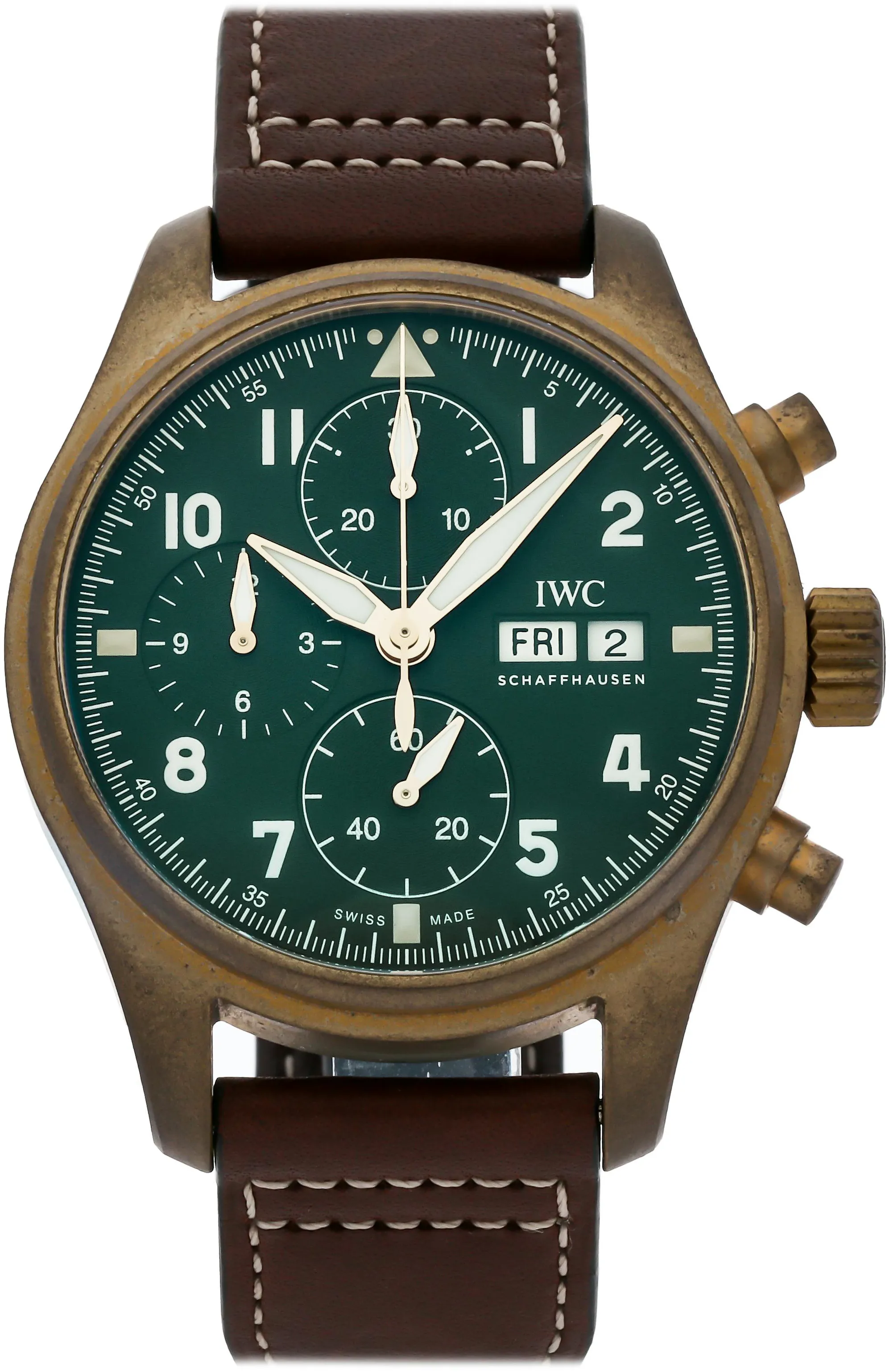 IWC Pilot IW387902 41mm Bronze Green