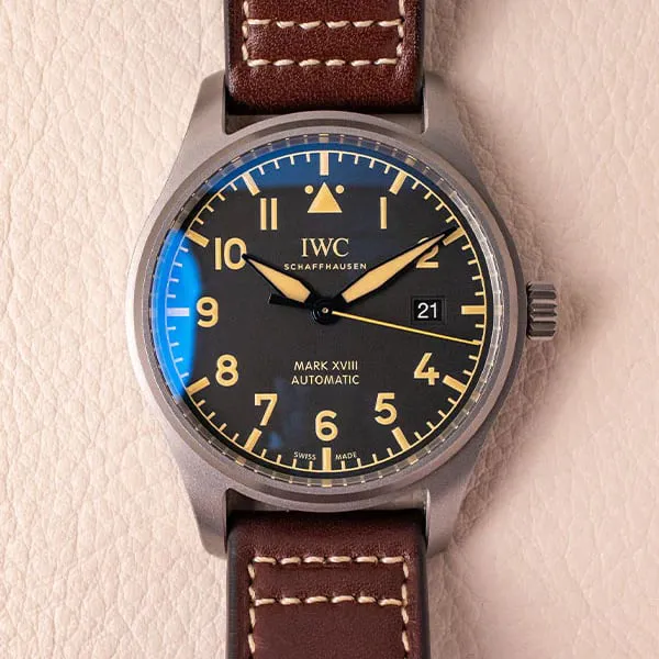 IWC Pilot Mark IW327006 40mm Titanium Black