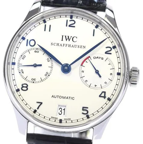 IWC Portugieser IW500107 42mm Stainless steel Silver