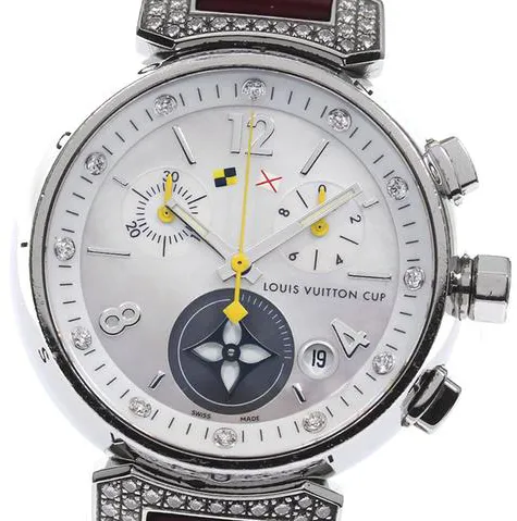 Louis Vuitton Q132H 34mm Stainless steel White