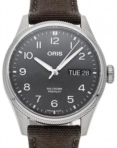 Oris Big Crown 01 752 7760 4063-07 3 22 02LC 44mm Stainless steel Gray