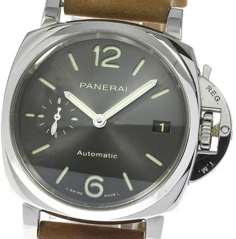 Panerai Luminor Due PAM 00755 37mm Stainless steel Gray