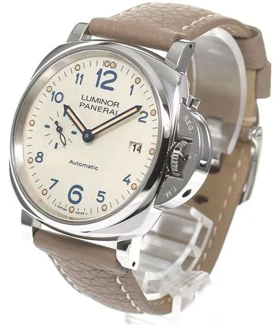 Panerai Luminor Due PAM 00906 41mm Stainless steel Silver 1