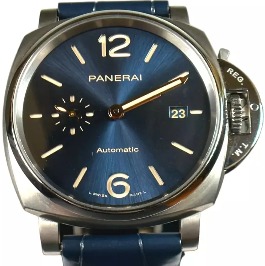 Panerai Luminor Due PAM 00927 42mm Titanium Blue