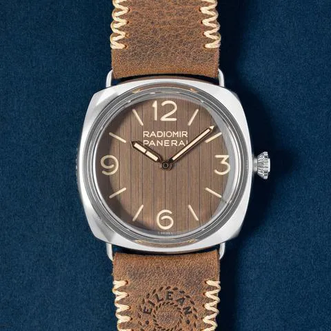 Panerai Radiomir PAM01243 45mm Stainless steel Brown