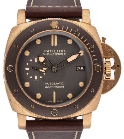 Panerai Submersible PAM 00968 47mm Bronze Brown