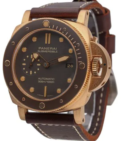 Panerai Submersible PAM 00968 47mm Bronze Brown 4