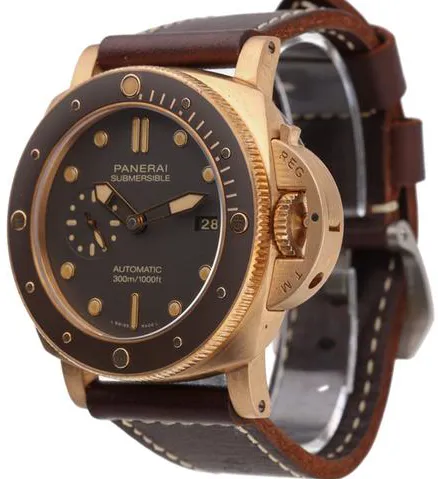 Panerai Submersible PAM 00968 47mm Bronze Brown 5