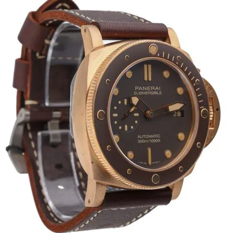 Panerai Submersible PAM 00968 47mm Bronze Brown 6