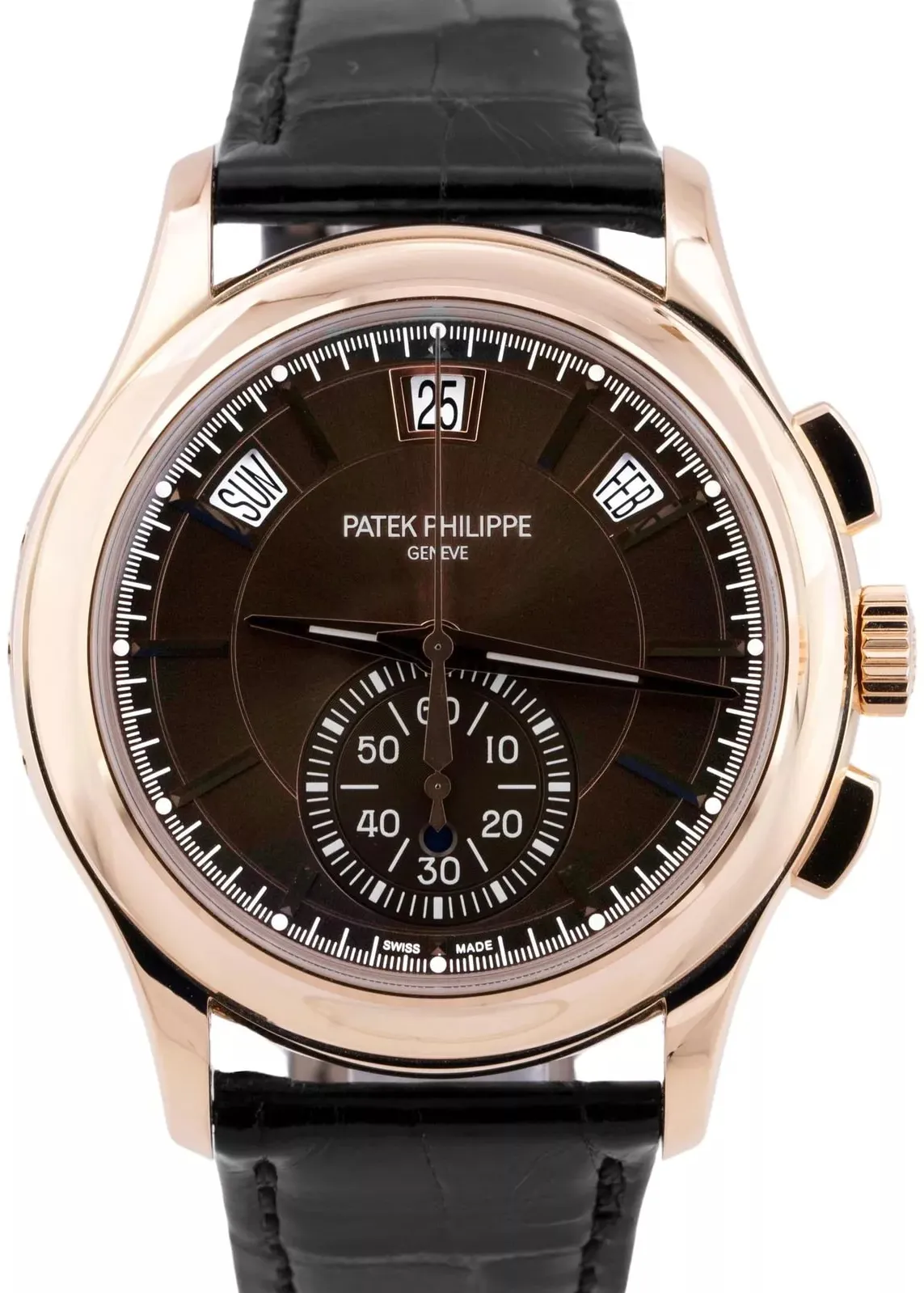 Patek Philippe Annual Calendar Chronograph 5905R-001 42mm Rose gold Brown