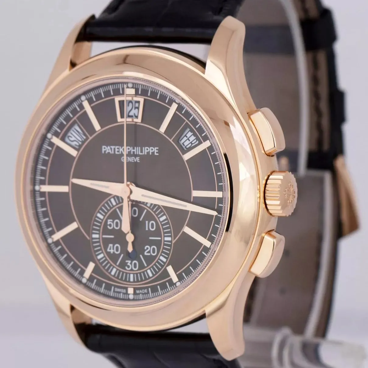 Patek Philippe Annual Calendar Chronograph 5905R-001 42mm Rose gold Brown 1