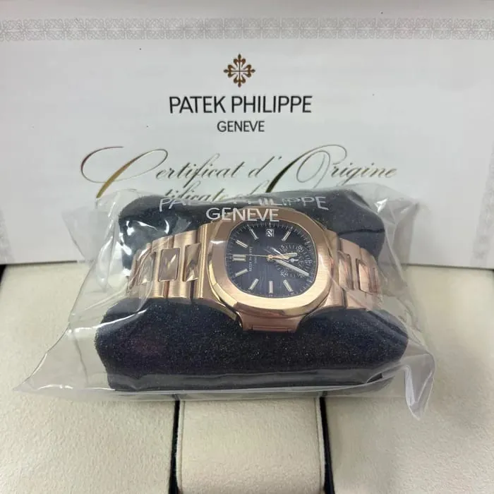 Patek Philippe Nautilus 5980/1R-001 40.5mm Rose gold Black 1