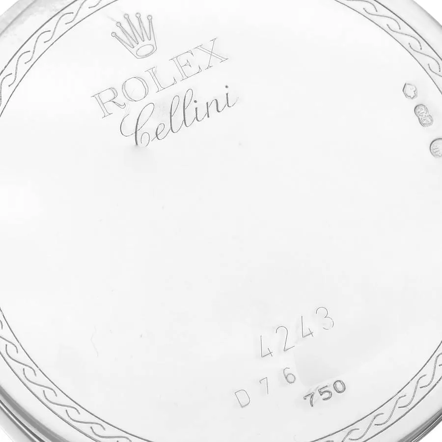 Rolex Cellini Danaos 4243 34mm White gold White 3