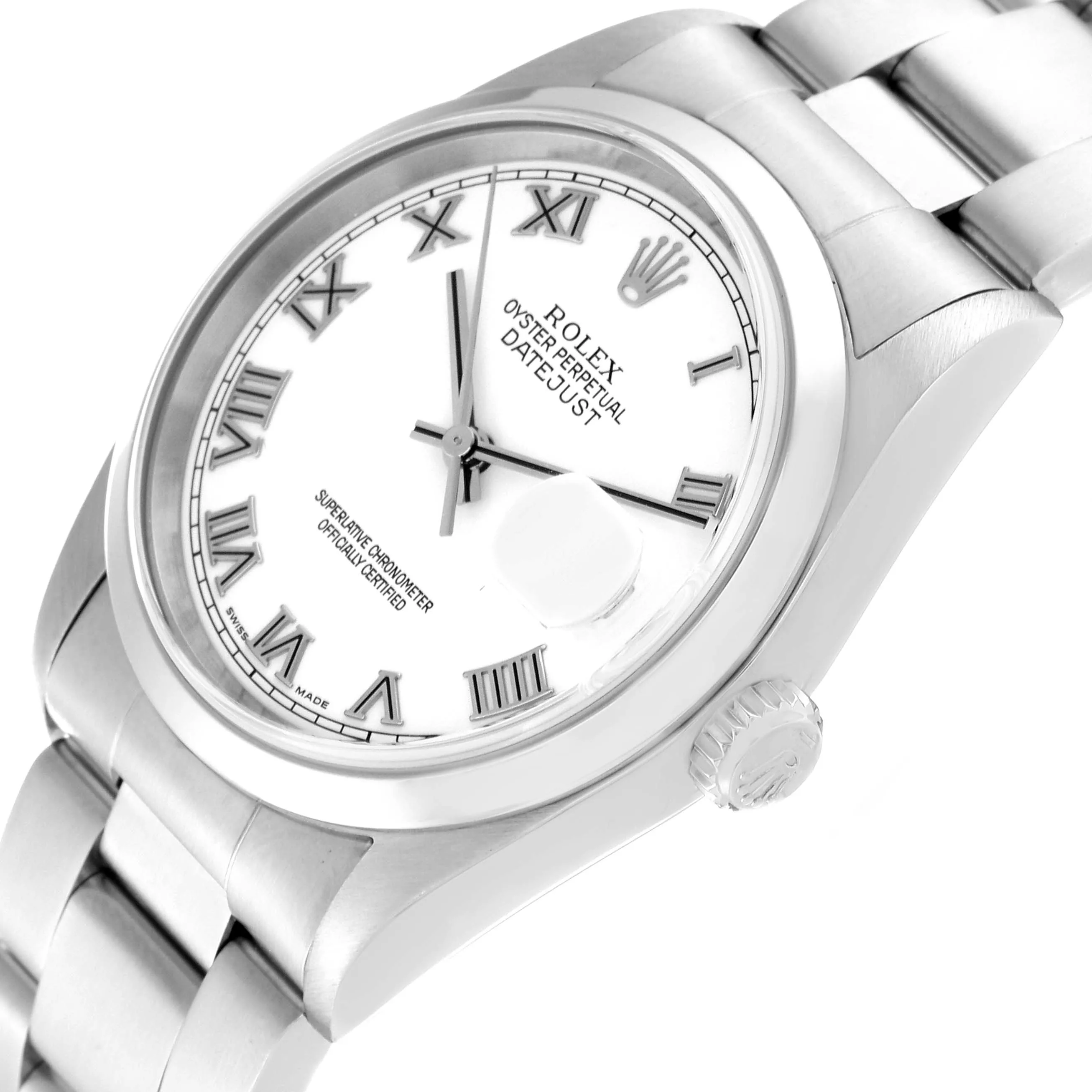 Rolex Datejust 36 16200 36mm Stainless steel White 3