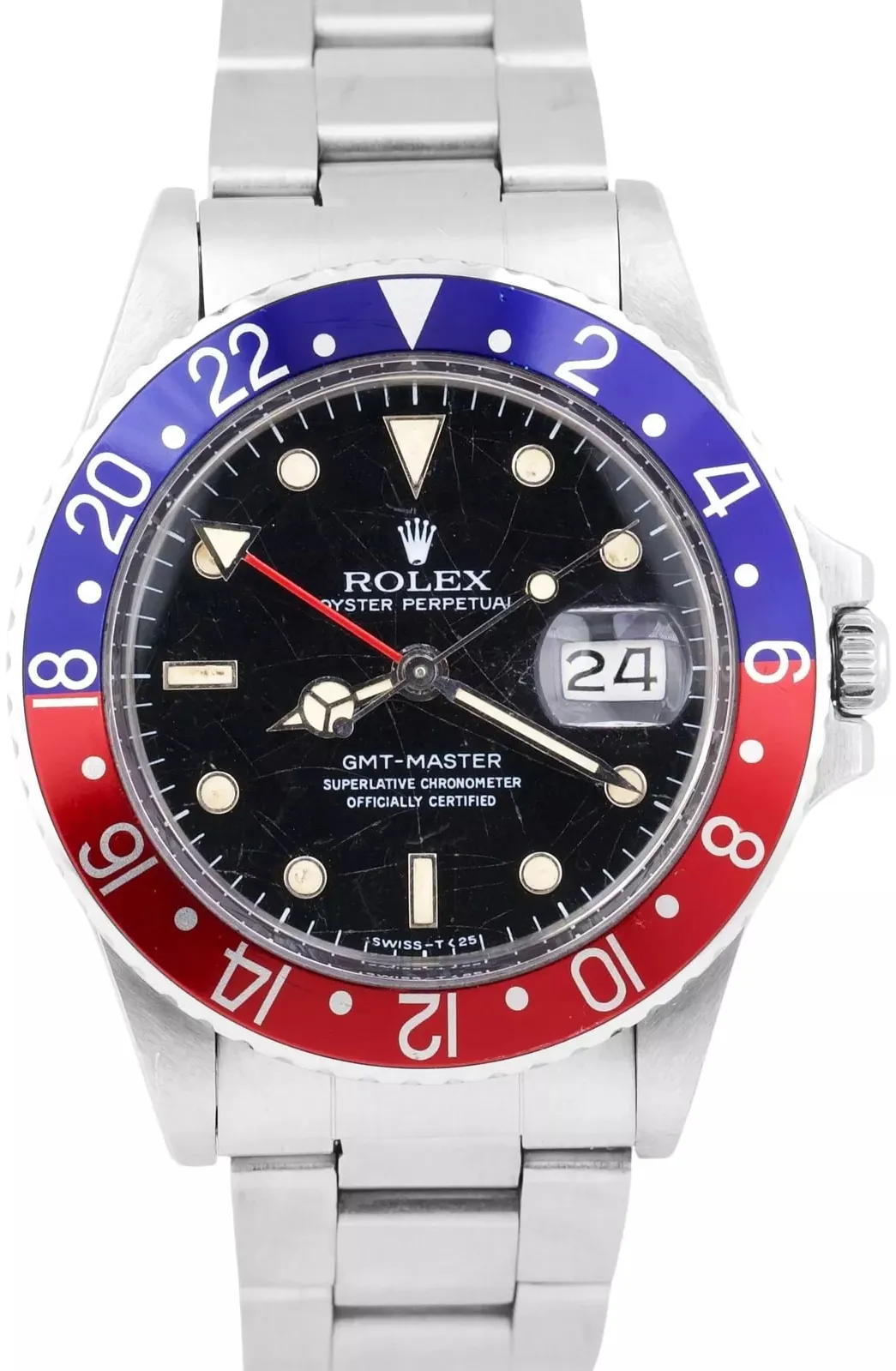 Rolex GMT-Master 16750 40mm Stainless steel Black