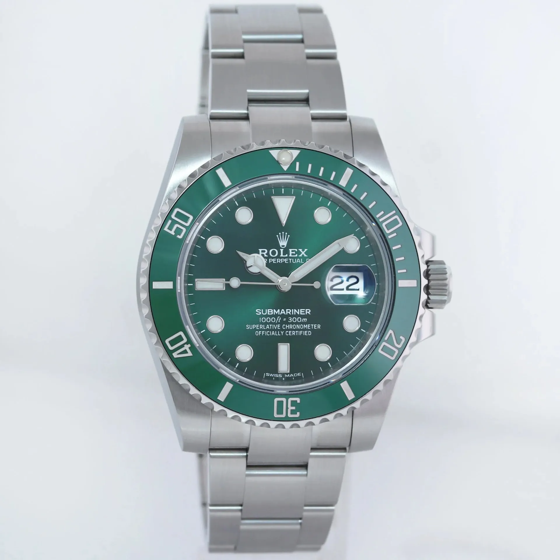 Rolex Submariner 116610LV 40mm Stainless steel Green 1