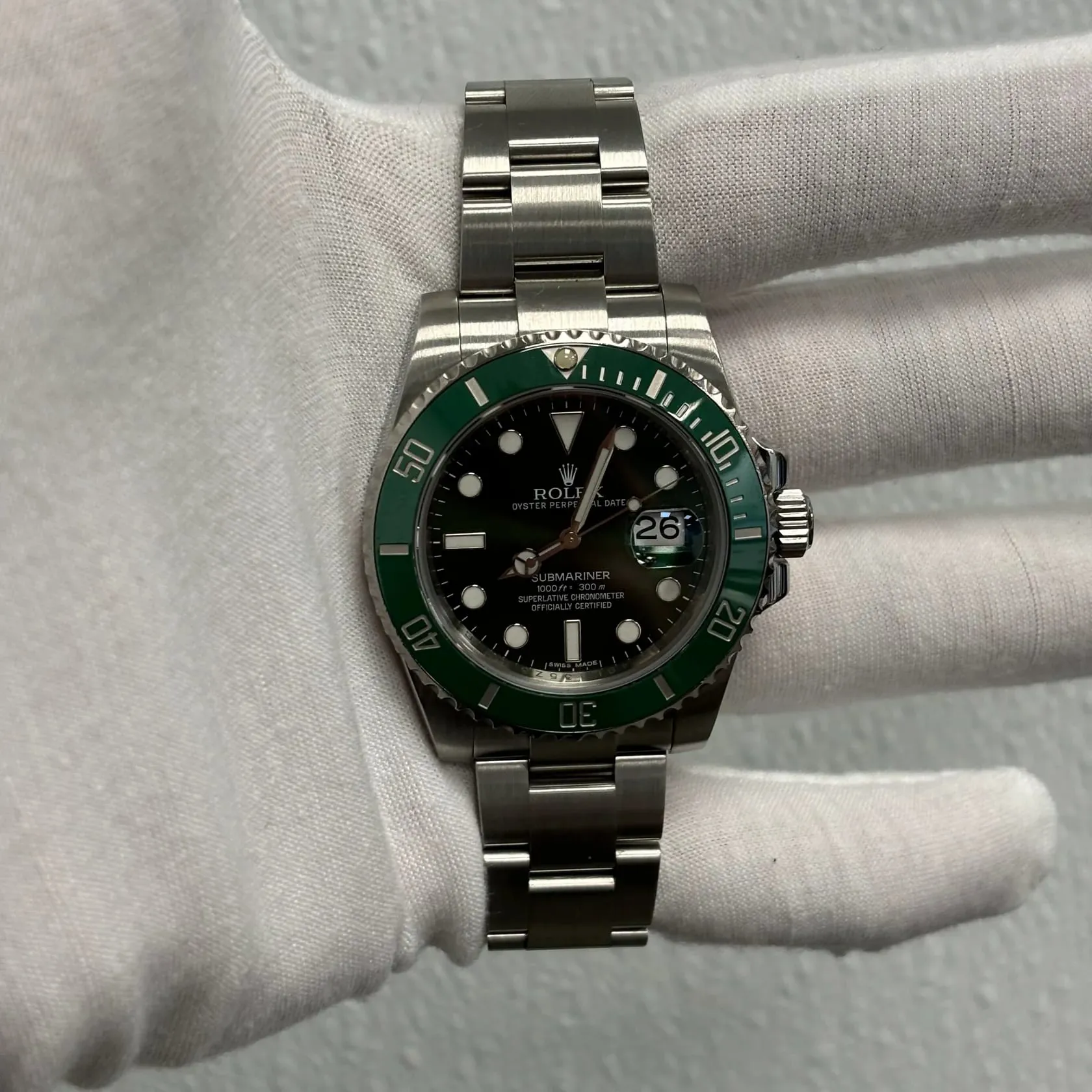 Rolex Submariner 116610LV 40mm Stainless steel Green 3