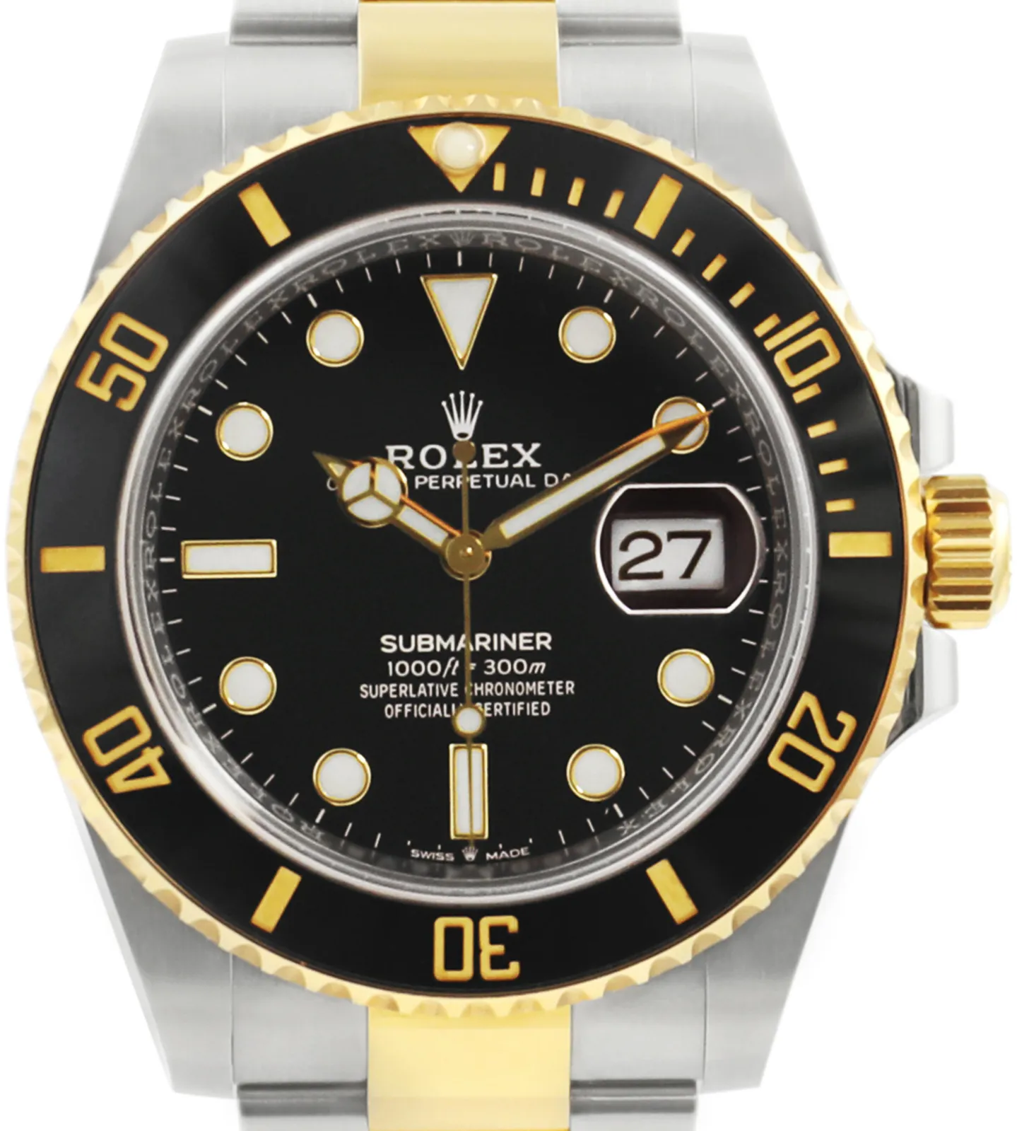 Rolex Submariner 126613LN 41mm Yellow gold and stainless steel Black