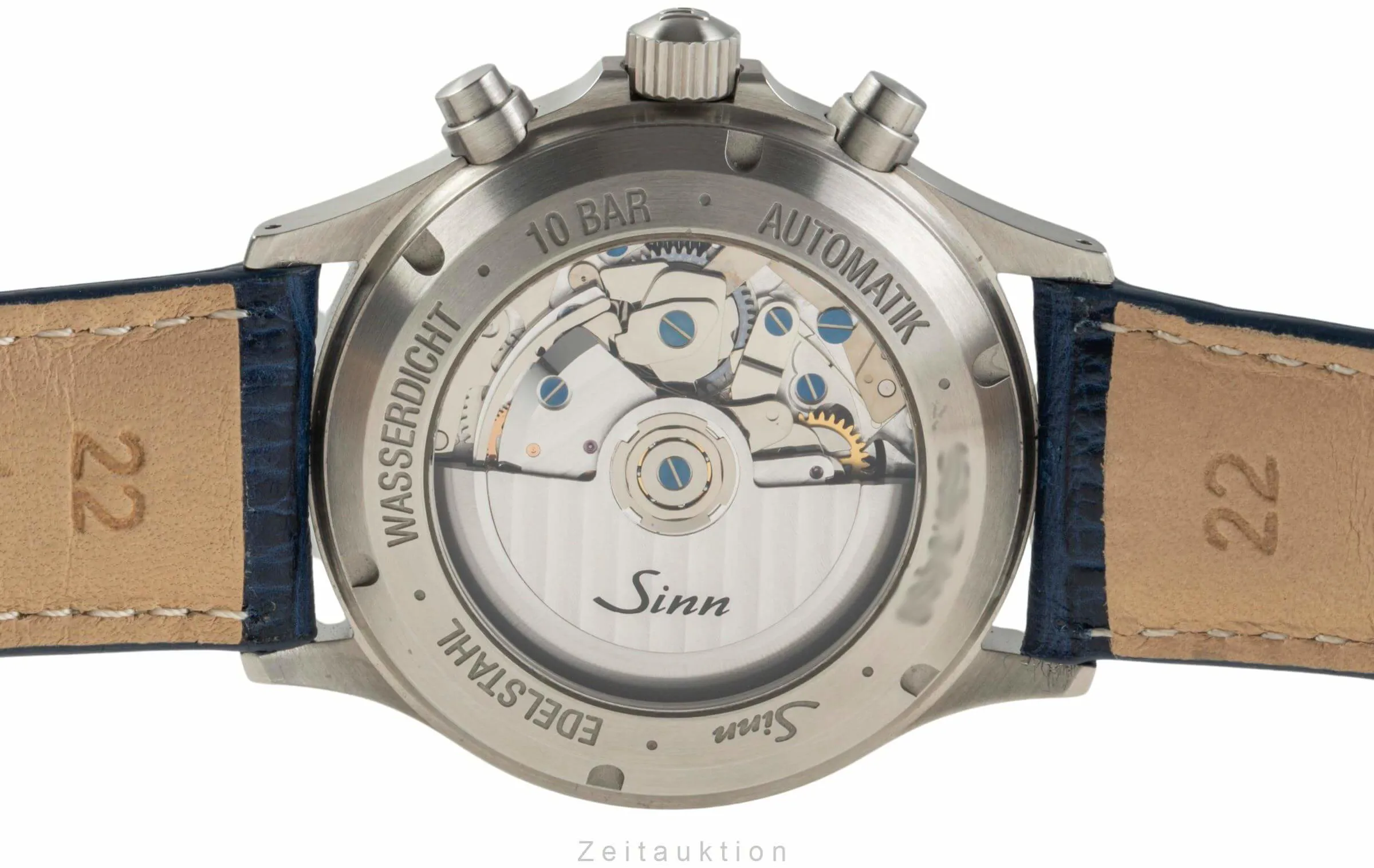 Sinn 358 358.064 42mm Stainless steel Blue 8