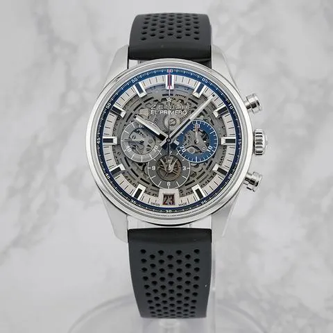 Zenith El Primero 03.2081.400/78.C813 42mm Stainless steel Transparent 2