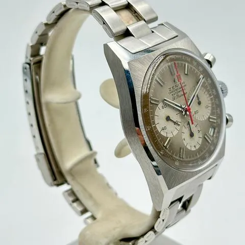 Zenith El Primero A385 37mm Stainless steel Brown 4